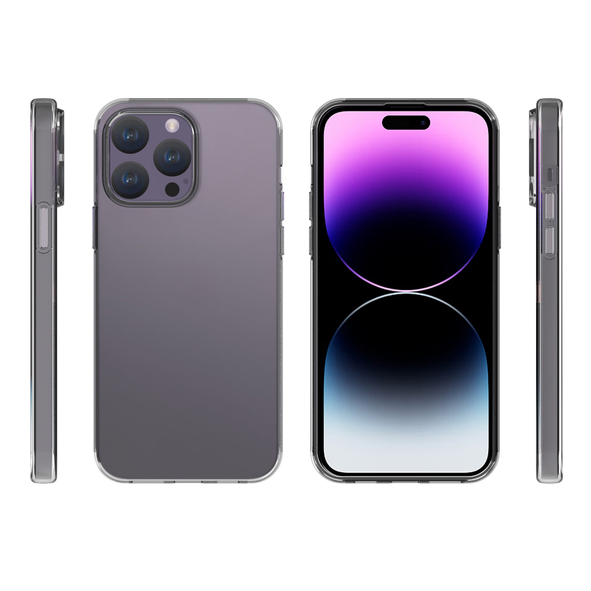 Til iPhone 15 Pro Max Vandmærkefri TPU mobiltelefon etui Blankt faldbestandigt mobiltelefoncover skal Til iPhone 15 Pro Max Vandmærkefri TPU mobiltelefon etui Blankt faldbestandigt mobiltelefoncover skal